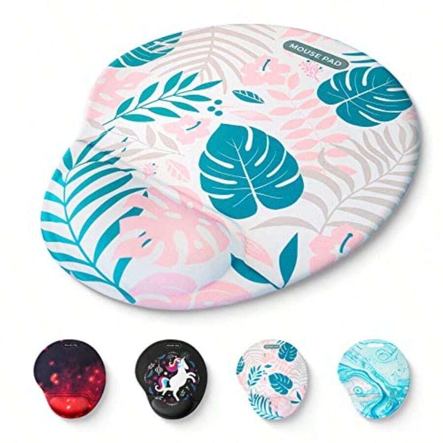 Mouse Mat - Leaves - View 1