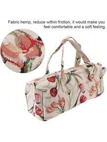 EstiloTendenciaYinhing Bolsa Para Tejer, Tejido Para El Hogar Bolsa Para Tejer Hilado Almacenamiento Organizador De Asas Almacenamiento De Herramientas De Costura(#   2)Calidad PremiumVersióN Mejorada - 1 - Ver 4