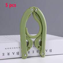 20 Pcs/10 Pcs/5 Pcs/1 Pc Portable Folding Travel Clothes Hanger - Space Saving Clothes Drying Rack, Multi-Color Plastic Design , Perfect For Cruise And Travel Essentials, Clothes Hanger, Clothes Drying Rack - Multicolor - View 23
