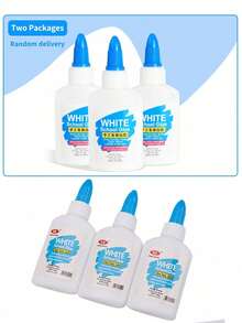 1 lọ keo trắng có thể giặt sạch, keo thủ công cho trẻ em, keo đa năng không nhỏ giọt, độ bám dính cao cho gỗ, giấy, bìa cứng, ảnh, lý tưởng cho các dự án DIY, làm slime, lớp học mỹ thuật ở trường, đồ thủ công tại nhà, chế biến gỗ, làm mô hình DIY, làm sổ lưu niệm, sửa chữa đồ nội thất, sửa chữa tài liệu văn phòng, vật dụng cần thiết cho năm học mới. - trắng - Xem 5