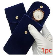 6pcs/1pc Retro Anti-Scratch Portable Watch Pouch Protective Watch Storage Bag For Mechanical Watch - one-size - View 19