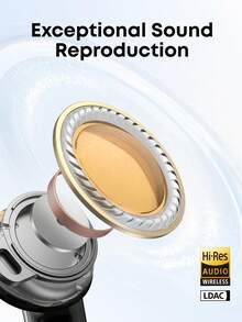 Soundcore Anker Liberty 5 无线降噪耳机，降噪效果提升 2 倍，实时自适应主动降噪 (ANC)，快速充电，杜比音效，6 麦克风 AI 增强通话，超长续航 - 黑色 - 查看 5