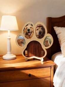 Personalized Dog Memorial Gift, Customized Wooden Pet Memorial Photo Frame, Dog Memorial Gift, Pet Loss Gift, Pet Passing Gift - Multicolor - View 9