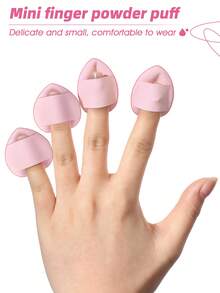 43PCS Makeup Tools Set Including:20PCS Makeup Brush Set+1pc Multi-Functional Zipper Toiletry And Cosmetic Bag Waterproof+3PCS Circular Powder Puffs+3PCS Triangle Powder Puffs+1pc Makeup Brush Cleaning Tools+6PCS Mini Air Cushion Powder Puffs+6PCS Mini Makeup Sponges+3PCS Makeup Sponges,All-In-One & Beginner-Friendly | Travel-Ready & Gift-Ready | Perfect For Newbies/Her - Multicolor - View 8