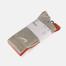 3-Pack Men's Nike Everyday Lightweight Crew Socks, SX7676-902 - Grey - View 3