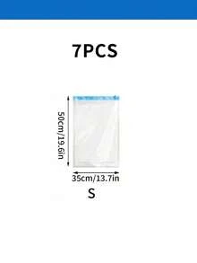 10/5/3/1pc Vacuum Storage Bags, Vacuum Bags, Clothes Vacuum Bags, Foldable Storage Bags, Manual Air Pump Bags, Thick Hand Roll Storage Bags, Travel Clothes Storage Bags, Vacuum Compression Bags, Luggage Clothes Vacuum Storage Bags