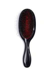 1pc Black Glossy Red Cushion Detangling Brush, Women, Suitable Fluffy Hair Styling,Hair Brush,Comb,Hair Tools,Hair Products And Accessories Barber Salon Beauty Travel Essentials,Back To School,Travel Holiday Essentials,Hair Accessories Women,Brush,Hair Brushes,Brush,Brush Hair,Hair Comb,Comb Hair,Detangling Brush,Ball Brush,Hair Brush,Hair Brush Set,Wooden Comb,Hair Brush, Brush, Comb, Slick Back Brush, Hairbrush, Brush, Brush Hair, Hair Comb, Hair Brush Set, Comb Hair, Hair Brush, Detangling Brush, Hair Brushes, Hair Products, Hair Tools, Hair Stuff, Hair Care, Curly Hair Brush, Barber, Barber Accessories, Hairdressing Equipment,Travel Essentials,Hairstyle,Hairdressing,Hair Brush Set,Comb Hair,Detangling Brush,Hair Brush Women,Hair,Travel,Hair Products,Hair Tools,Hair Stuff,Barber,Barber Accessories,Barbershop,Hairdressing Equipment - màu đen - Xem 2