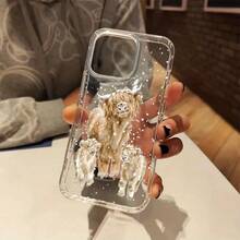 ¡Consigue una nueva funda para tu teléfono! Funda de teléfono: Linda funda de teléfono transparente con escena de nieve de vaca de las Tierras Altas para iPhone 17/16e/16/11/15/14/13/12 Pro Max XR Plus, regalo de cumpleaños cristiano para hombres y mujeres, diseño ajustado, funda protectora de moda, patrón de escena de nieve, regalo para mujeres ~ YJ ¡Consigue una nueva funda de teléfono para tu teléfono! - 1 pieza - Ver 4