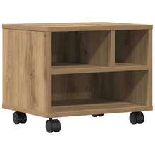 vidaXL Supporto d'imprimante Chêne artigianale 41 x 32 x 33,5 cm - Castano - Visualizzare 2