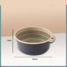 Creative Household Kitchen Supplies & Utensils, Practical Daily Necessities, Useful Gadgets, Vegetable & Fruit Drainer - Multicolor - View 12