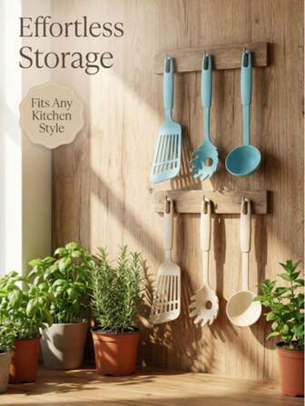 Three Pieces Set Of Wheat Straw Kitchenware. Made Of Wheat Straw, It Is Easy To Clean And Does Not Stick To Oil. It Is Suitable For Daily Home Cooking And Camping Cooking. It Is Scratch-Resistant, Heat-Resistant And Scald-Proof. It Is A Practical Cooking Tool For The Kitchen.