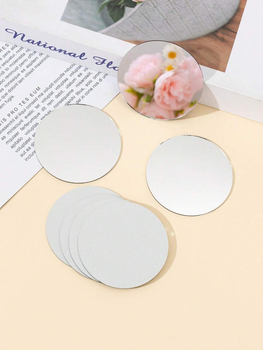 50 Pieces Or 100 Pieces Of Glass Lenses, 5.5-Centimeter Diameter Glass Round Lenses, High-Definition Float Glass Lenses. - Multicolor - View 1