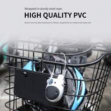 CHCYCLE  Motorcycle Helmet Lock Telescopic Steel Retractable Cable Lock Combination Anti-Theft Security Cycling Lock For Travel Luggage - Helmet Lock - View 4