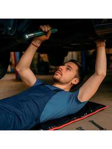 EstiloTendenciaCama De MecáNico Profesional Plegable 100X50 Cm. Resistente Y PortáTil Para Taller, ReparacióN De Autos, Mantenimiento Automotriz Y Trabajo En Casa O Garaje.Calidad PremiumVersióN Mejorada - 1 - Ver 6