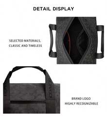 COACH Printed Men's Single Shoulder Handbag CBF22BLK