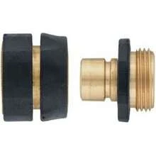 Orbit Brass Hose Shut-Off Quick Connect Set 58285 - Negro - Ver 1