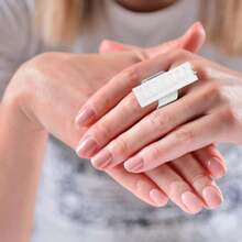 Regla De Dedo De Acero Inoxidable Para Medición Precisa De Anillos Instrumentos Dentales Resistente a Alta Temperatura,37293886 - Multicolor - Ver 5