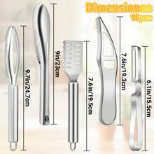 Tendencia10 Piezas Removedor De Escamas De Pescado Con AccesoriosCalidad premium - General - Ver 3