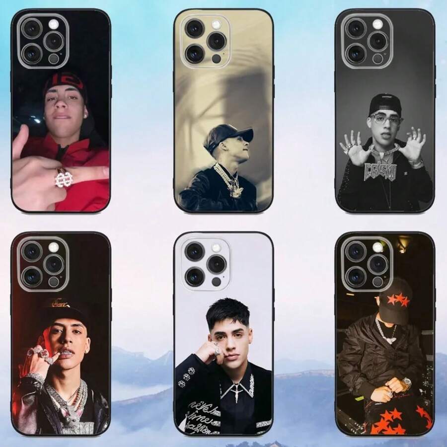 C- Singer Phone Case For IPhone 16e,16,15,14,13,12,11,Pro,X,XS,Max,XR,Plus,Mini Soft Black CoveriPhone17 Promax Case - Z5 - View 1