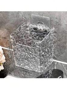 1 szt. Wieszak ścienny z przyssawką, bez wiercenia, organizer, łazienkowy uchwyt na szczoteczkę i pastę do zębów, ścienny schowek na grzebień w stylu kreskówkowym, uchwyt na szczoteczkę i pastę do zębów, akcesoria łazienkowe - Przezroczysty - Zobacz 8