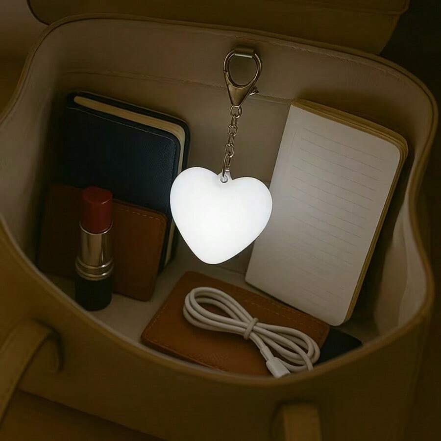 Luz colgante con sensor táctil y LED, recargable por USB, sensor táctil; luz decorativa portátil LED, fácil de instalar, uso en múltiples escenarios, adecuada para bolsas de cosméticos, bolsos, mascotas, accesorios y decoraciones colgantes