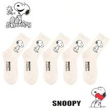 SNOOPY 1/3/5/6/10双装 史努比卡通可爱中筒袜 创意个性化秋冬时尚袜子