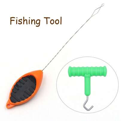 Bộ 1/2 phụ kiện câu cá chép, dụng cụ kim nối dây dễ dàng cho dây dẫn lõi chì, dụng cụ câu cá chép kiểu câu mồi nổi.