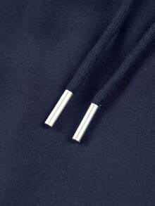 1pc Men's Loose Fit Casual Drawstring Waist Sports Pants, Suitable For Summer Beach, Vacation, Commuting, Workout, Outdoor, Fitness, Jogging, Versatile Streetwear, Ankle-Length Striped Trousers - Royal Blue - View 5