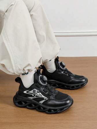 2025 1 Pair New Casual Children Shoes, Braided Sole, Fashion, Durable, Dirt-Resistant, High-End Design Sports Shoes