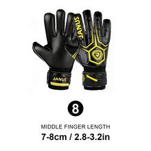 Goalkeeper Gloves, Football Gloves, Featuring Double-Layer Wrist Protection And Non-Slip Durable Latex Material | High-Performance Professional Goalkeeper Gloves | All-Purpose Football Gloves With Excellent Breathability - Multicolor - View 12