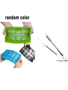 Summer Ice Ball Mold, Frozen Ice Cube Tray, Household & Commercial Ice Maker For Ice Cubes, Jelly, Pudding - Multicolor - View 3