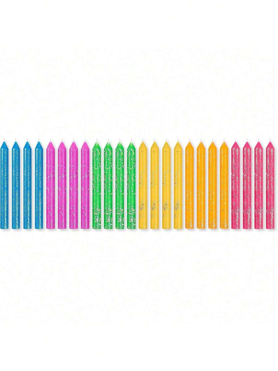 EstiloPapyrus - Velas De CumpleañOs (24 Unidades)VersióN Mejorada - 1 - Ver 1