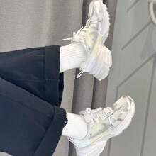 Nike V2K Run 轻盈舒适网面复古多功能低帮跑步鞋，银白色，男女通用 - 銀白 - 查看 4