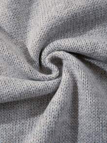 ANDREILEE Men's Casual Loose Solid Color Retro Korean Style All-Match Pullover Knit Sweater Vest, Suitable For Spring And Summer - Light Grey - View 10