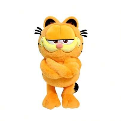 GARFIELD 加菲猫 | 1个 25/30厘米 叉子手猫咪毛绒玩具 - 活动及派对装饰，送给女朋友的可爱情人节礼物，家居装饰，生日，斋月，母亲节，婚礼