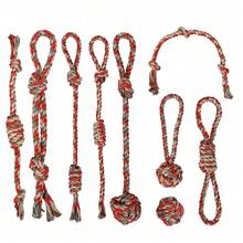 Pet Chew Rope Toy Set - Interactive Playtime Fun - Multicolor - View 5