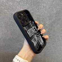Funda de Teléfono Moderna y Elegante - Funda de Teléfono Negra con Pintura Mineral de Bambú Alta Personalizada Adecuada para Todas las Series de Teléfonos  Galaxy. Fundas Protectoras de Diseñador Lindas y Femeninas para Mujeres - 1 pieza - Ver 1