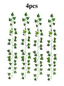 1/2/3/4/5/6 件装人造常春藤 LED 灯串，2 米（6.56 英尺）/20 LED 悬挂式植物 DIY 绿叶背景装饰灯，适用于节日卧室墙面装饰、婚礼派对餐桌装饰、花园灯、花园装饰、婚礼装饰、房间装饰、生日毕业礼物