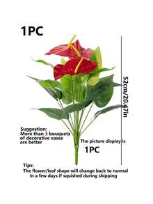 1pc 13.8 Inch/20.47 Inch Artificial Eucalyptus Stem Fake Eucalyptus Branches And Leaves (Pot Not Included), Green Decorative Plant For Home, Desktop Decor, Fake Potted Plant, Floral Arrangement, Gift, Wedding Decor, Room Decor, Balcony Decor, Kitchen Decor, Living Room Decor, Party Decor, Wall Decor, House Decor, Birthday Gift - Multicolor - View 8