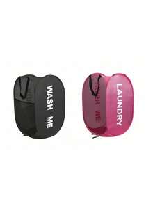 Mesh Laundry Basket, Pop-Up Collapsible Laundry Hamper With Handle, Large Side Pocket, Suitable For Kids Room, Dorm, RV, Cruise, Grey Closet Storage Organizer Basket, Essential Bedroom, Dorm Clothes Storage Organizer Bag, Storage Box, Laundry Bag, Washing Machine Bag, For Laundry, Bathroom, Travel, Can Store Dirty And Clean Clothes, Bras, Dorm Essential, Closet Organizer - Multicolor - View 19