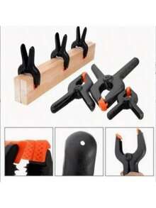 5/10pcs Durable Spring Clips, Suitable For Woodworking, Home Workshop And DIY Projects - Multipurpose Clamps Heavy Duty Plastic Quilt Clips Windproof Non-Slip Clothespins - Multicolor - View 3