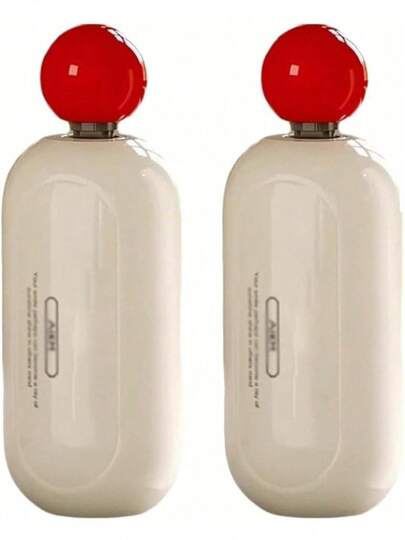 Estilo2 Piezas Reusable Lint Roller Ball, 2 en 1 Lavable, Removedor de Pelusas Mini Rodillo de Pelusas Portátil Reutilizable, Juego de Rodillos de Pelusa Pegajosos para Pelo de Mascotas(Blanco)Versión mejorada