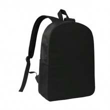 Tung Tung Tung Sahur Tung Tung Gang Graphic Print Backpack - Lightweight Travel Backpack With Separate Laptop Compartment, Adjustable Shoulder Straps & Durable Polyester, Stylish Commuter Essentials For School, Work, Daily Use, Backpack For School, Bold - Black - View 4