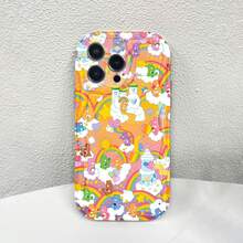 Ositos Cariñositos por todas partes: arcoíris, nubes, estrellas, pura felicidad. Esta elegante funda es compatible con iPhone 17, 16, 15, 14 Pro Max, 13, 12, 11, XR y XS Plus. Fabricada en silicona TPU, ofrece protección contra golpes y caídas, además de una sensación superior. Es el regalo ideal para familiares, amigos y seres queridos, y la opción perfecta para Año Nuevo. - transparente - Ver 2