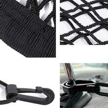 1pc Keep Your Pets On The Road - Dog Car Net Barrier With Auto Mesh Organizer & Stretchable Storage Bag - Multicolor - View 12