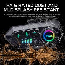 Y10 Motorcycle Helmet Bluetooth Headset, 5.3 Voice Control Wireless Motorcycle Headphones With Soft Mic And Hard Mic