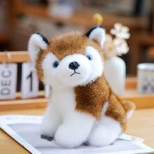 Búp bê nhồi bông Husky mới - Búp bê chó con Shiba Inu - Quà tặng cho bé gái, lễ tốt nghiệp, ngày lễ - Nhiều màu - Xem 11