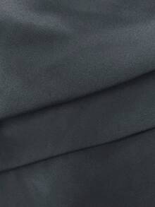 Hidkat Men's Lightweight Breathable Casual Cargo Pants With Multiple Pockets, Drawstring Waist, Zipper Pockets, Suitable For Daily Casual And Outdoor Wear, Spring/Summer - Black - View 7