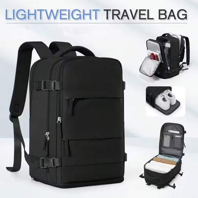 Travel Laptop Backpack-Comfortable And Breathable Multifunctional Travel Backpack, Hiking Backpack Waterproof Outdoor Sports Rucksack Casual, Daypack Travel Essentials Padded Straps & TSA Lock Slots, Durable Travel Backpack For Business, School, Hiking