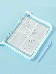 1pc Sparkling Pvc Zipper Storage Bag, Cosmetics Storage Box, Multi-Functional And Convenient Photo Album Zipper Pouch, Premium Transparent Jewelry Storage Bags - Multicolor - View 4